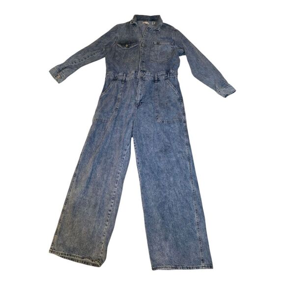 UNIVERSAL THREAD Denim Utility Jumpsuit - Size 17 - Picture 2 of 13